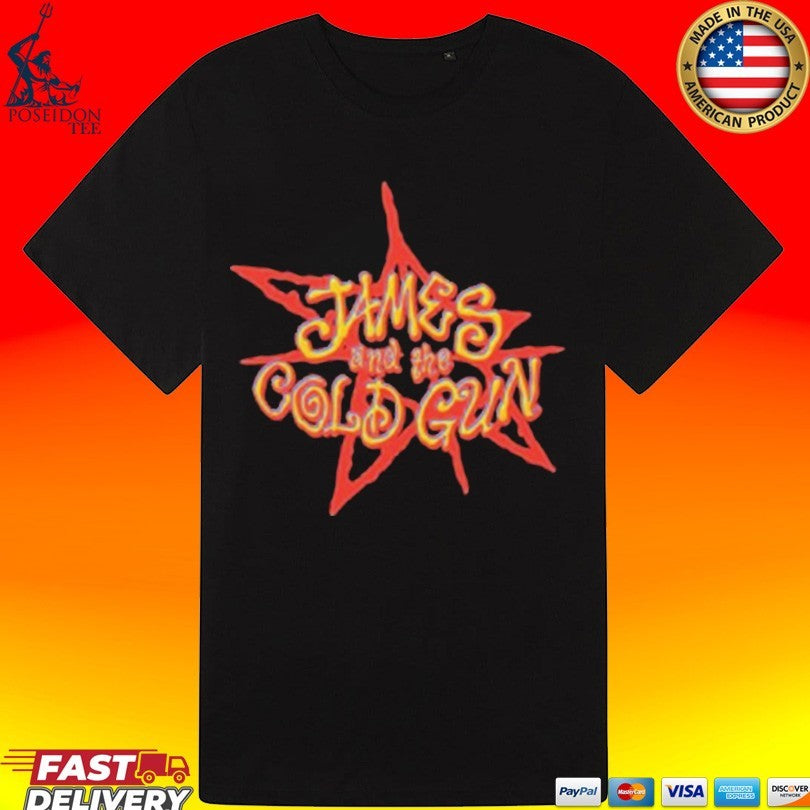 James And The Cold Gun Star T-shirt