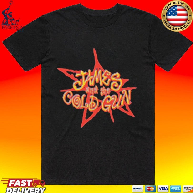 James And The Cold Gun Star T-shirt