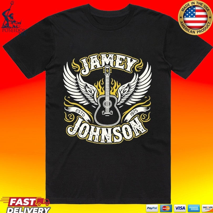 Jamey Johnson Est. 1975 Guitar T-shirt