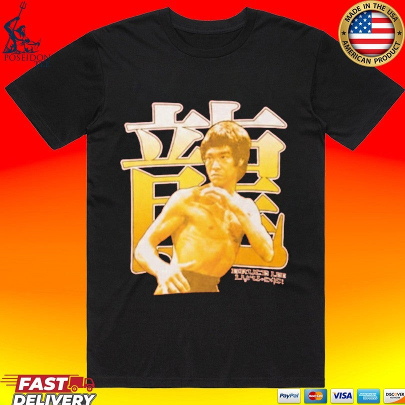 Jared Mccain Wearing Bruce Lee Ringer T-shirt