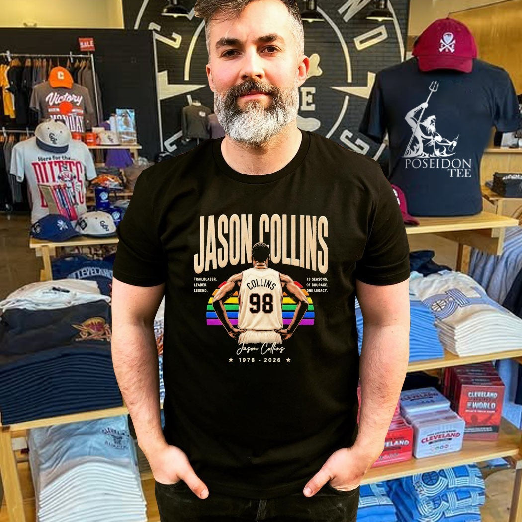 Jason Collins #98 Trailblazer Leader 1978 2026 T-shirt