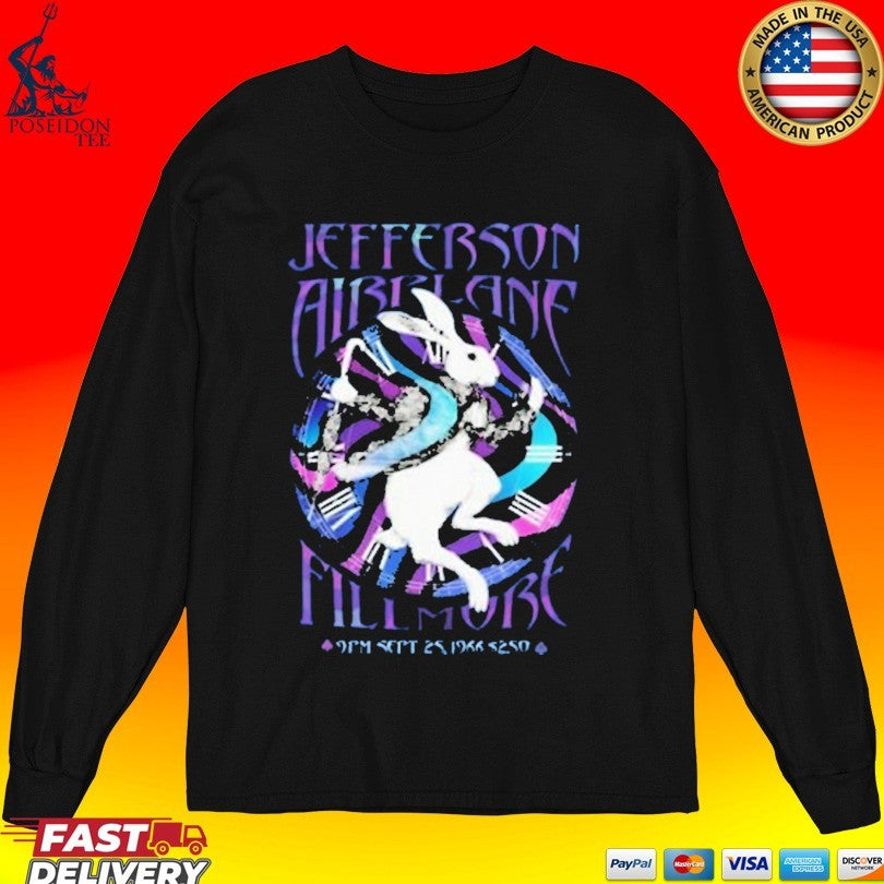 Jefferson Airplane White Rabbit Fillmore T-shirt