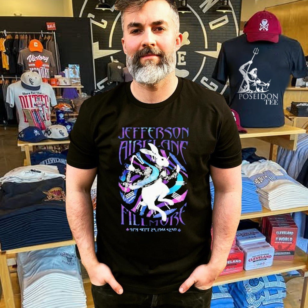 Jefferson Airplane White Rabbit Fillmore T-shirt