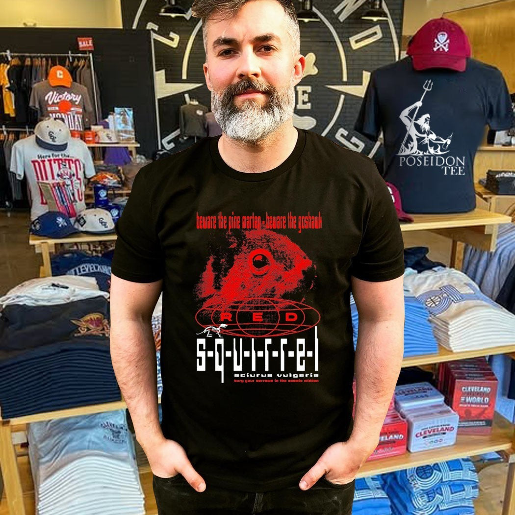Jim’ll Paint It Red Squirrel T-shirt