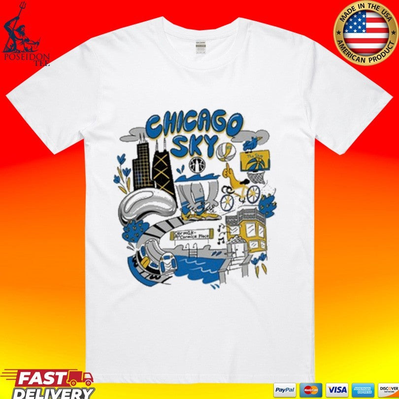 Joe Kraft Chicago Sky T-shirt