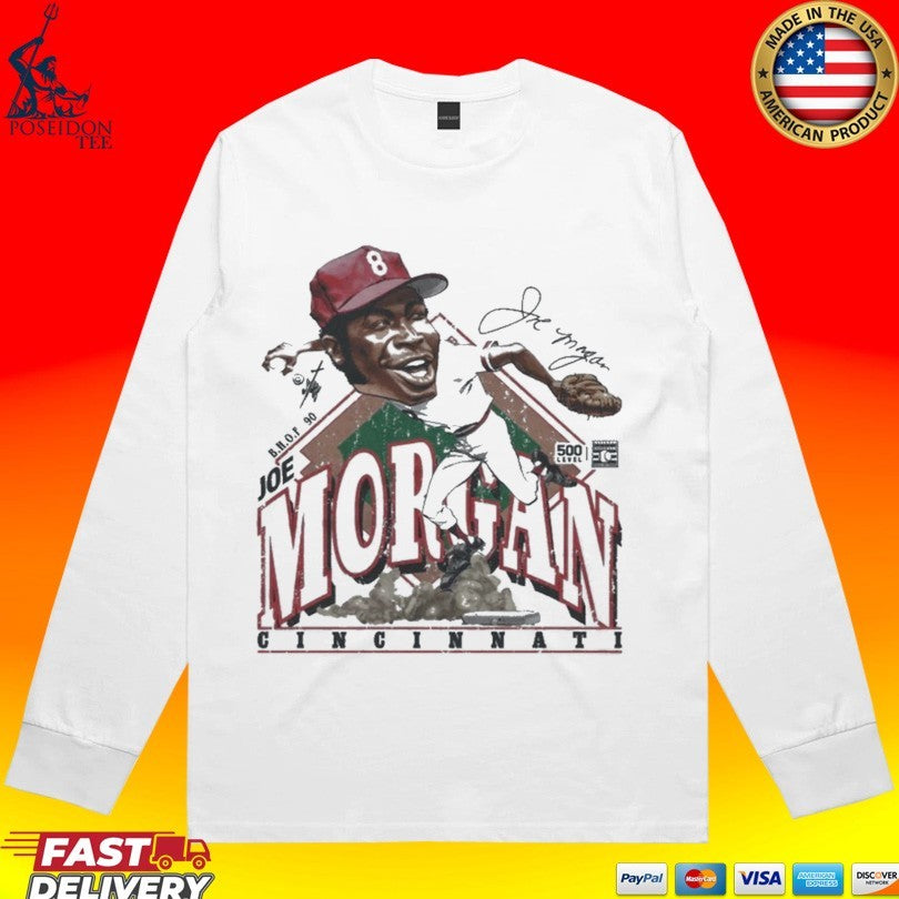 Joe Morgan Cincinnati Bruce Stark Collection T-shirt