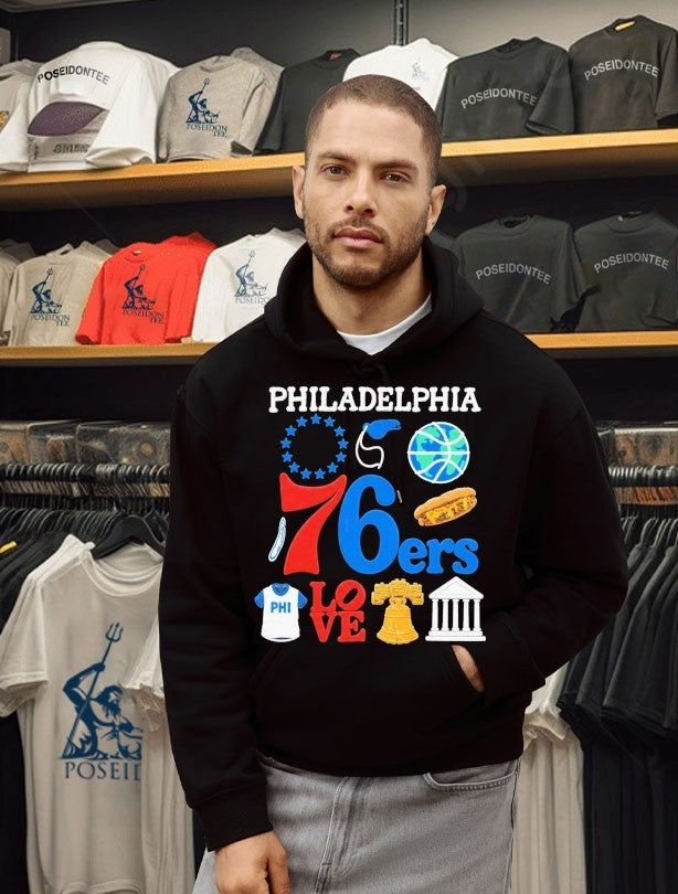 Joel Embiid Philadelphia 76ers Love T-shirt