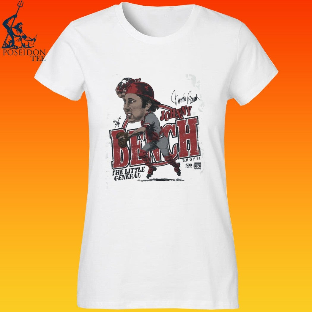 Johnny Bench Cincinnati Bruce Stark Collection T-shirt
