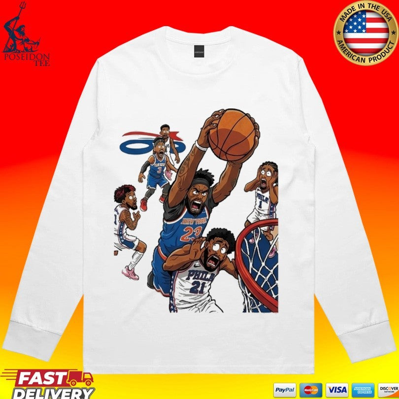 Josh Hart Monster Dunk Knicks T-shirt