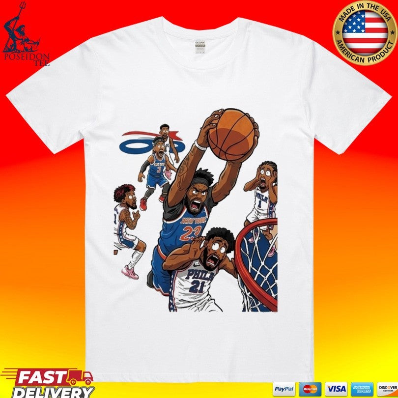 Josh Hart Monster Dunk Knicks T-shirt