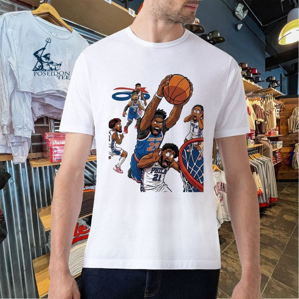 Josh Hart Monster Dunk Knicks T-shirt