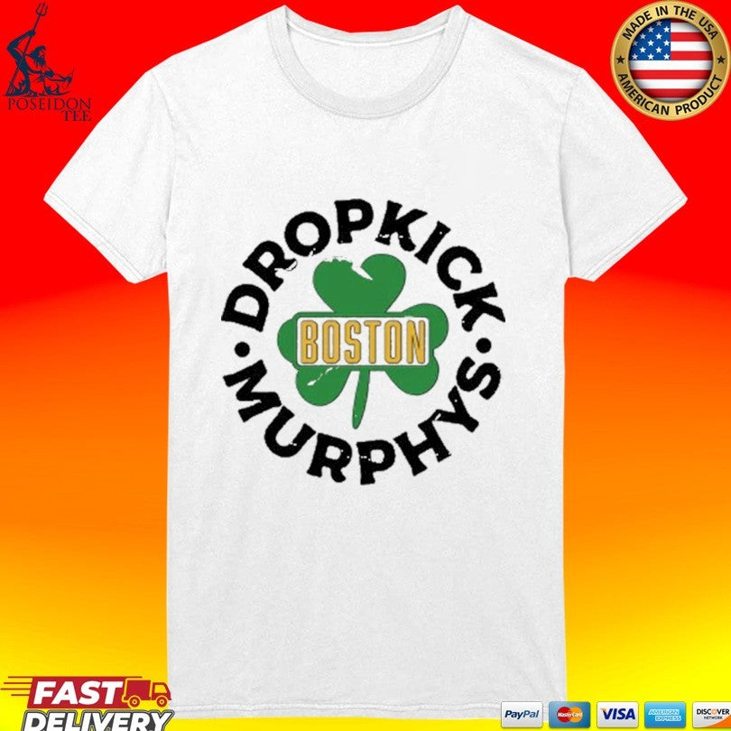 Dropkick Murphys Boston Shamrock Badge T-shirt