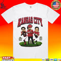 Kansas City Big Head Mahomes Travis Kelce and Andy Reid T-shirt