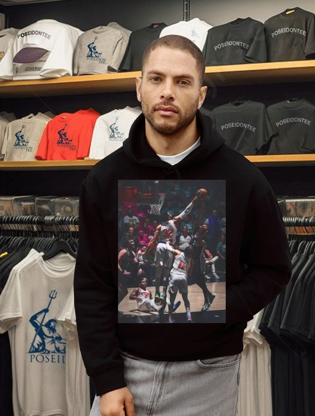 Karl Anthony Towns Blocks Julian Champagnie T-shirt