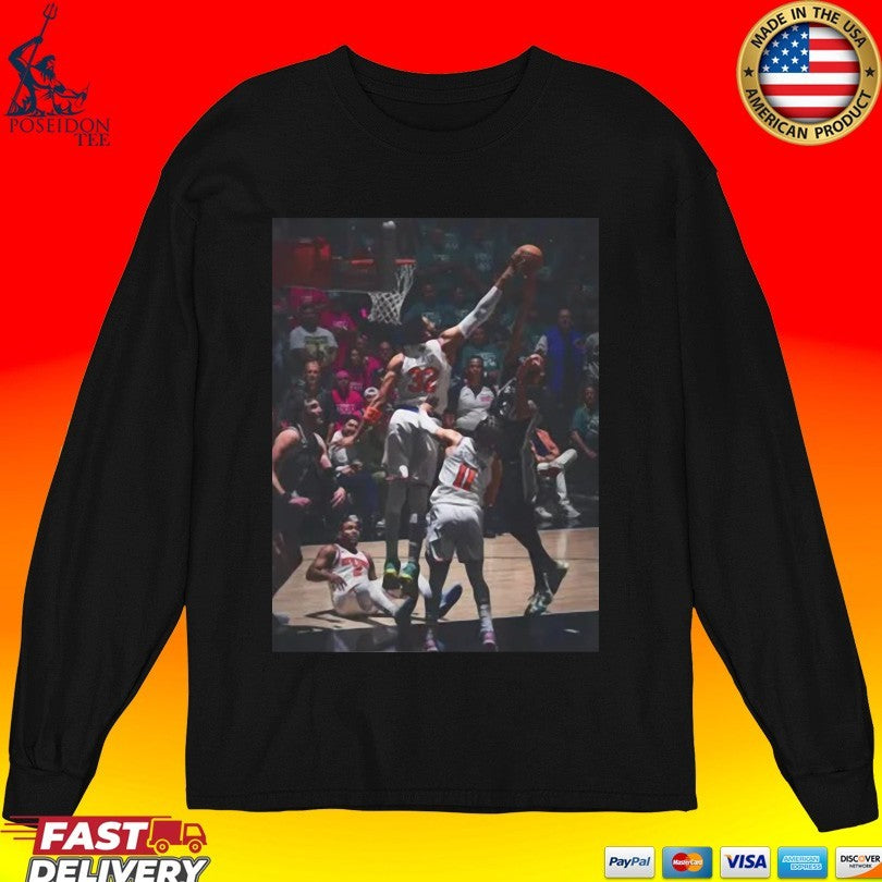 Karl Anthony Towns Blocks Julian Champagnie T-shirt