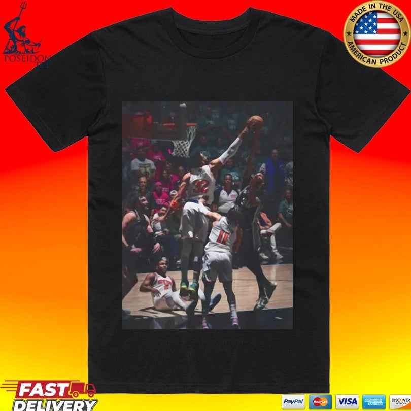 Karl Anthony Towns Blocks Julian Champagnie T-shirt