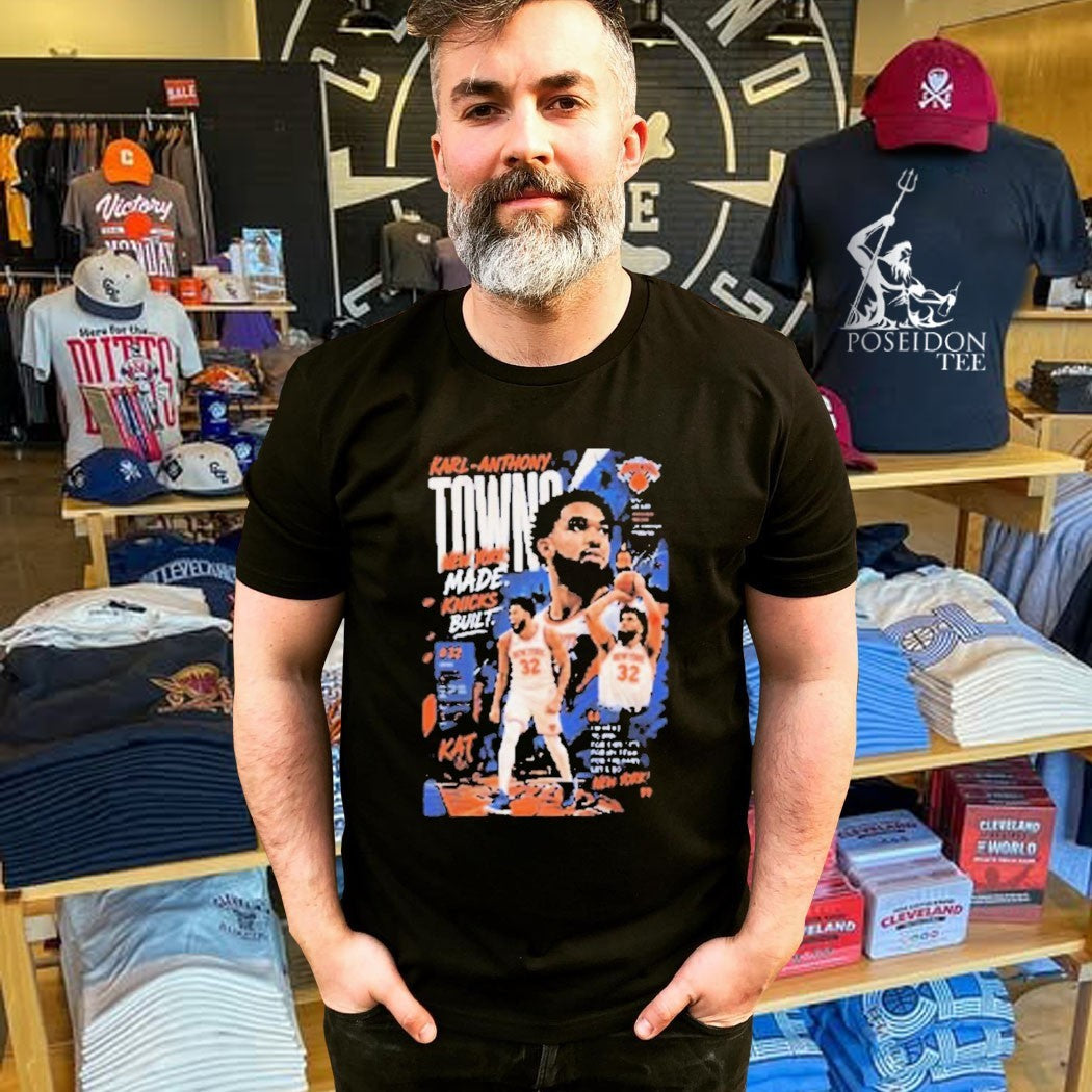Karl Anthony Towns New York Made Knicks Built T-shirt