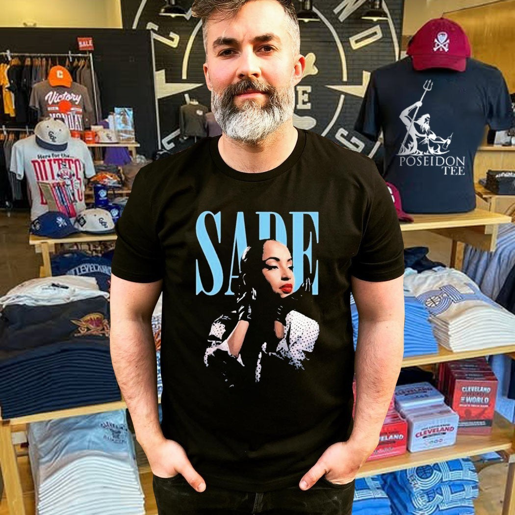 Keshad Johnson Wearing Sade T-shirt