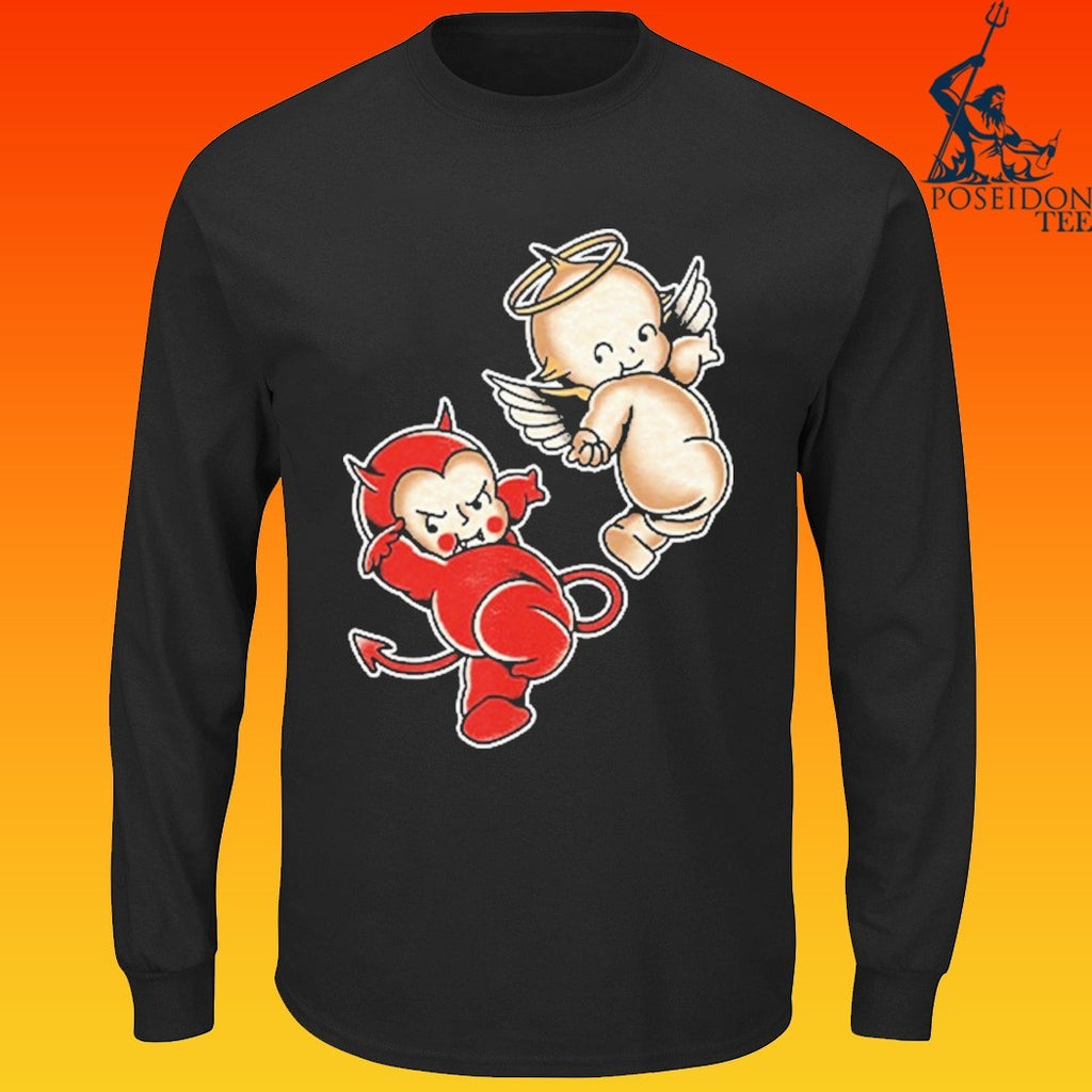 Kewpie Baby Devil Angel Cherubs T-shirt