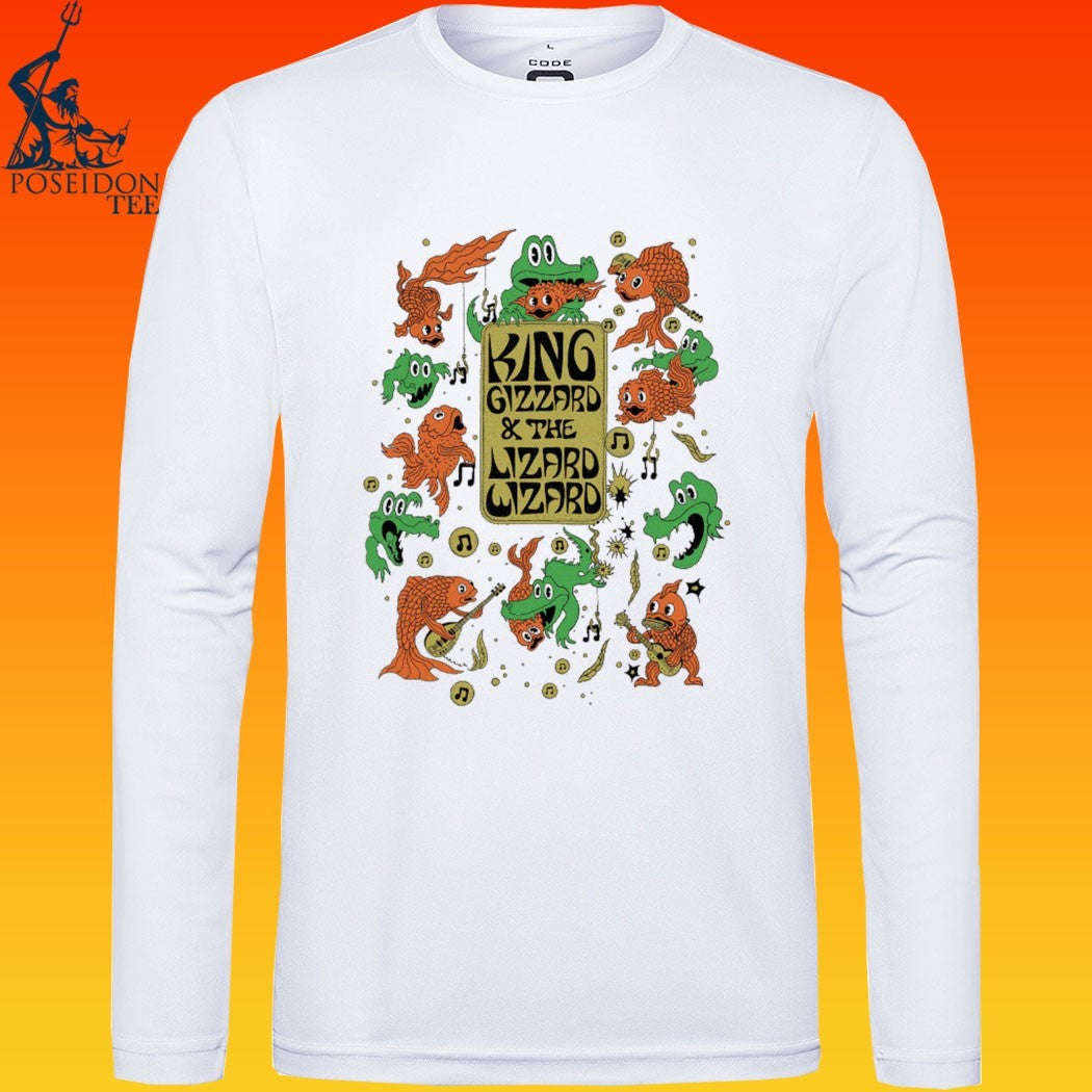 King Gizzard And The Lizard Wizard Fishie Hooks T-shirt