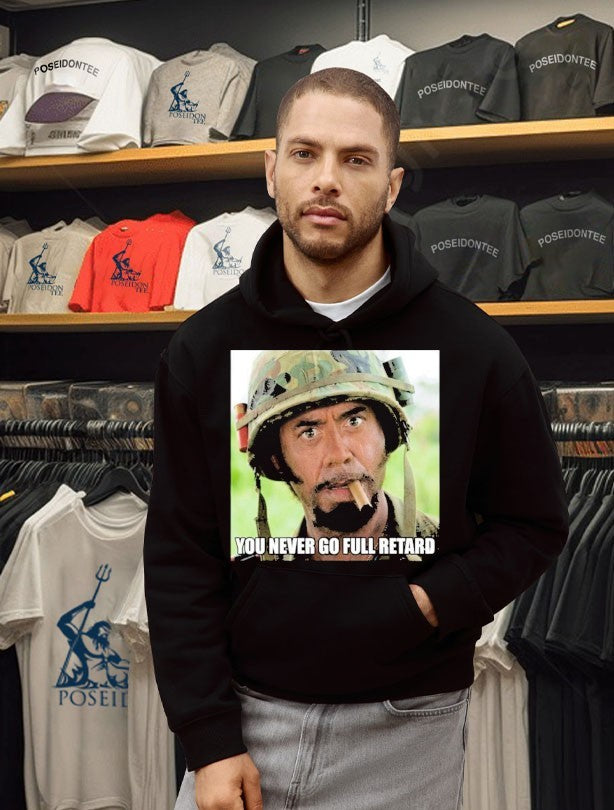 Kirk Lazarus You Never Go Full Retard T-shirt