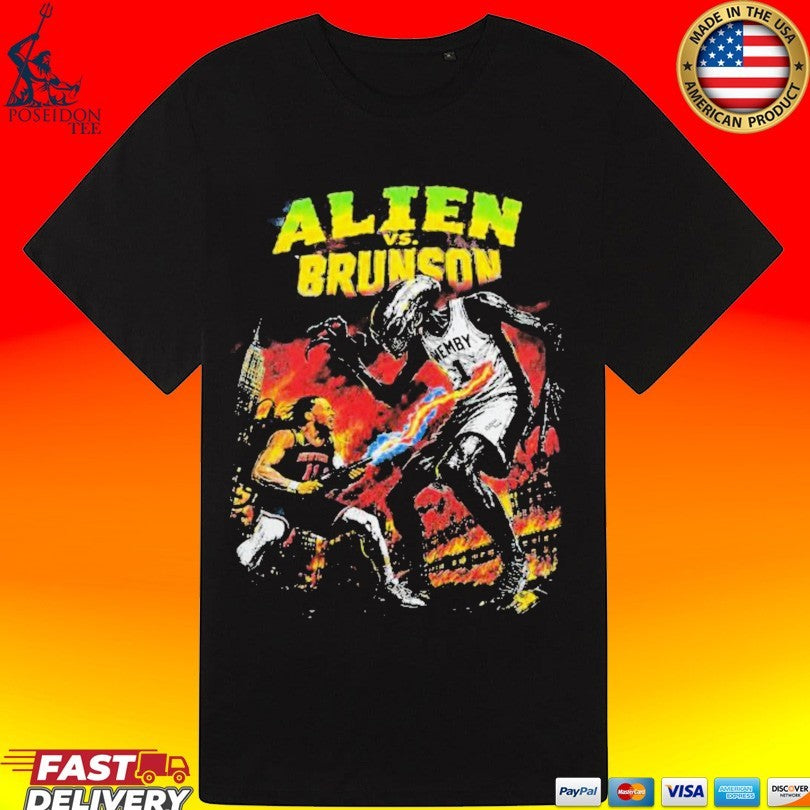 Kiy Studios Alien Vs Brunson New York T-shirt
