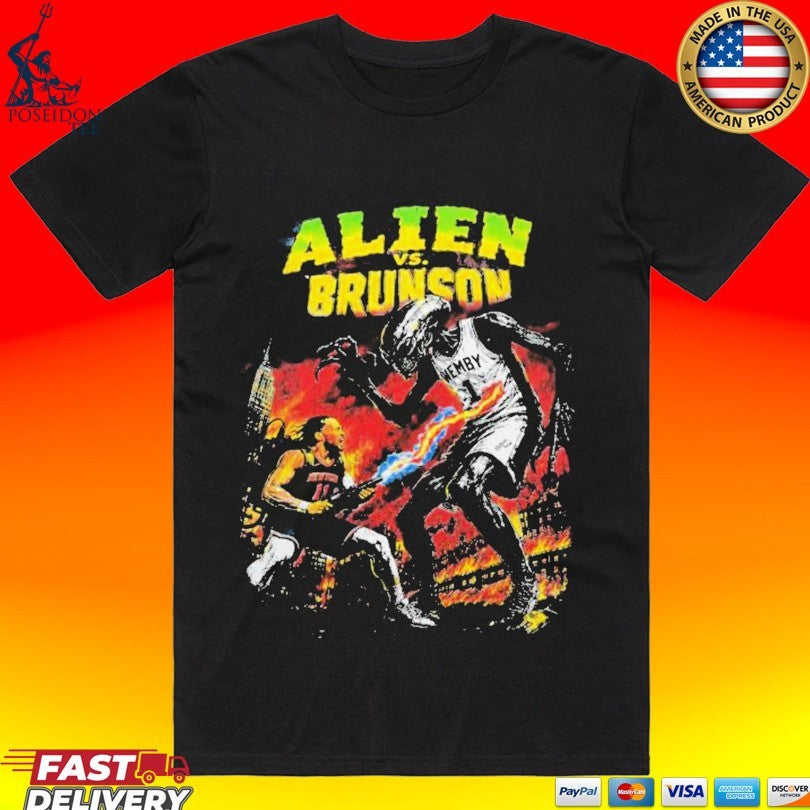 Kiy Studios Alien Vs Brunson New York T-shirt