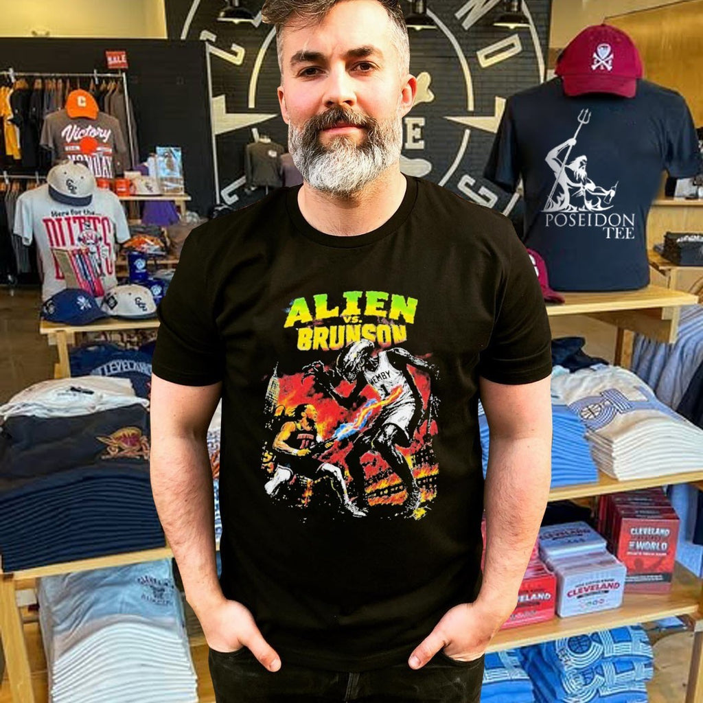 Kiy Studios Alien Vs Brunson New York T-shirt