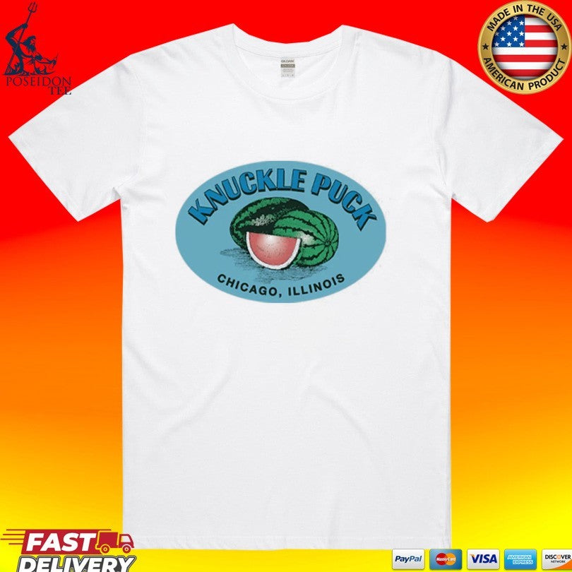 Knuckle Puck Chicago Ilinois Watermelon T-shirt