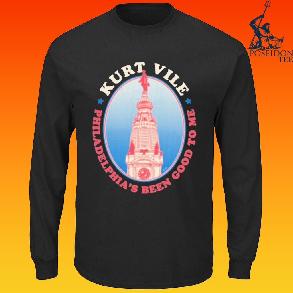 Kurt Vile Philadelphia Been Good To Me Merchtable City Hall T-shirt