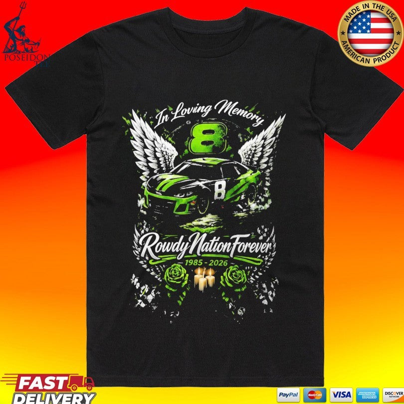 Kyle Busch In Loving Memory Rowdy Nation Forever Polo T-shirt