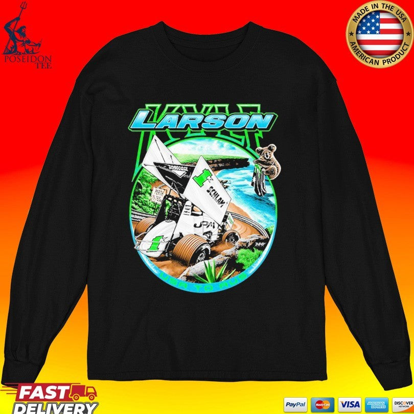 Kyle Larson Schlam Australian T-shirt