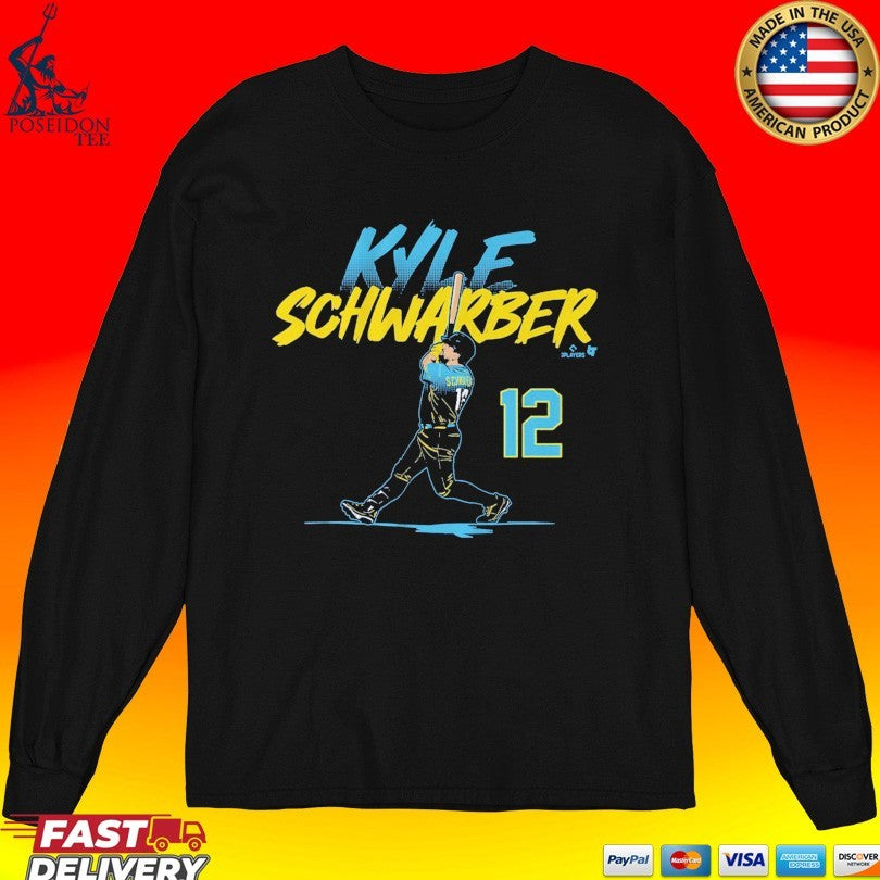 Kyle Schwarber Philly Slugger Swing Number T-shirt