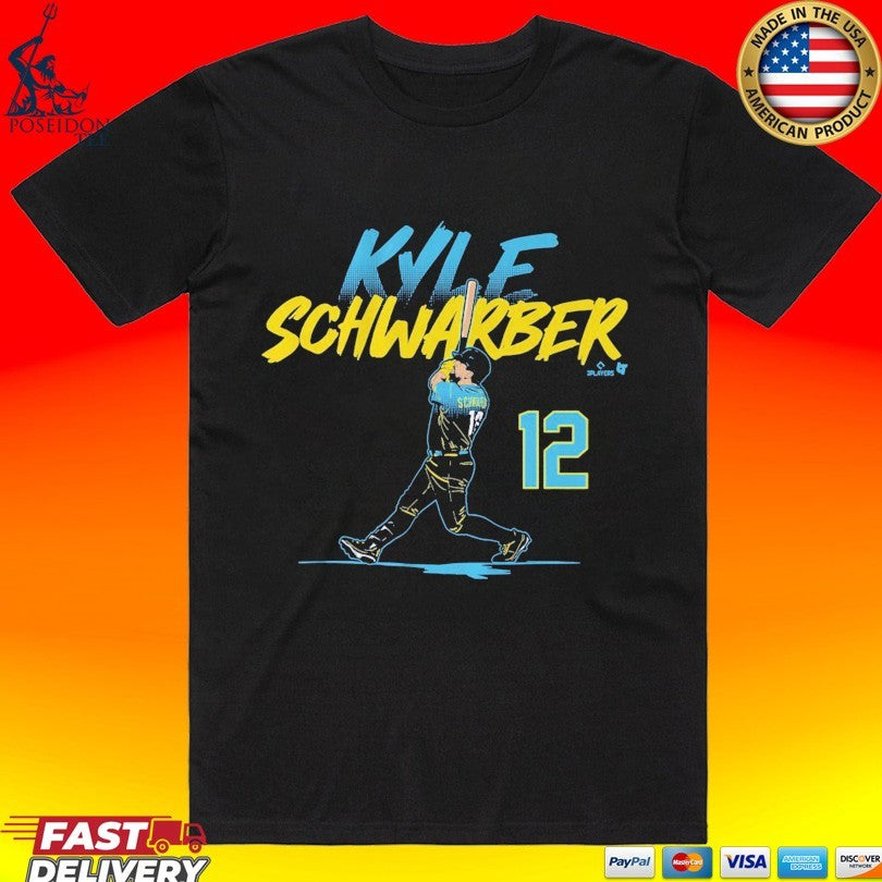 Kyle Schwarber Philly Slugger Swing Number T-shirt