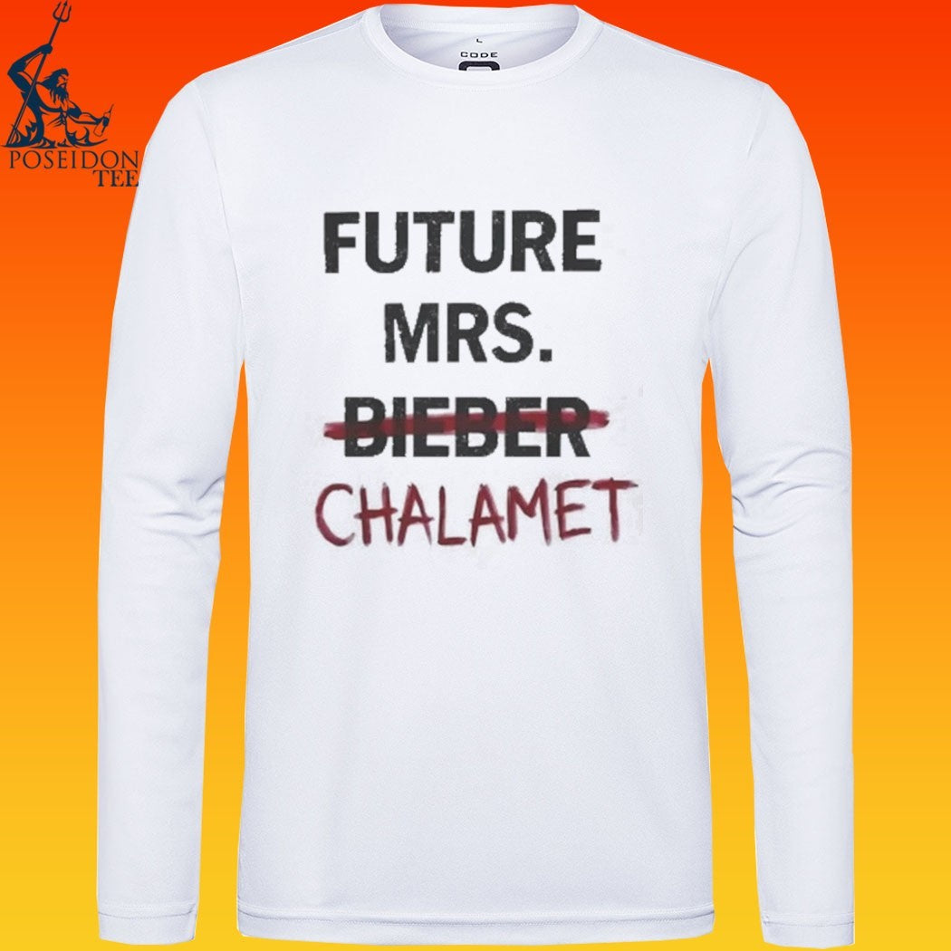 Kylie Future Mrs Bieber Chalamet T-shirt