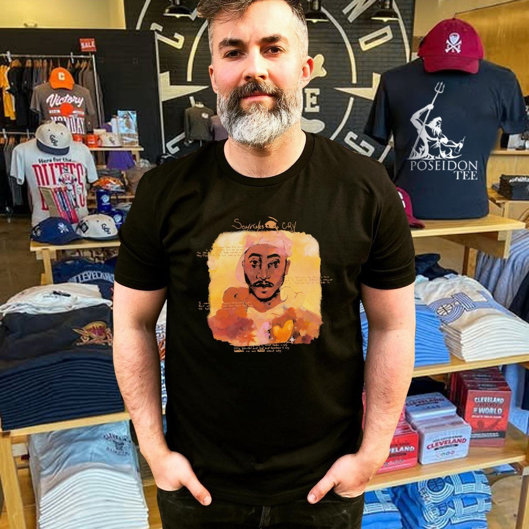 2pac Sometimes Brown T-shirt