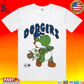 La Dodgers Yoshi Baseball Egg T-shirt