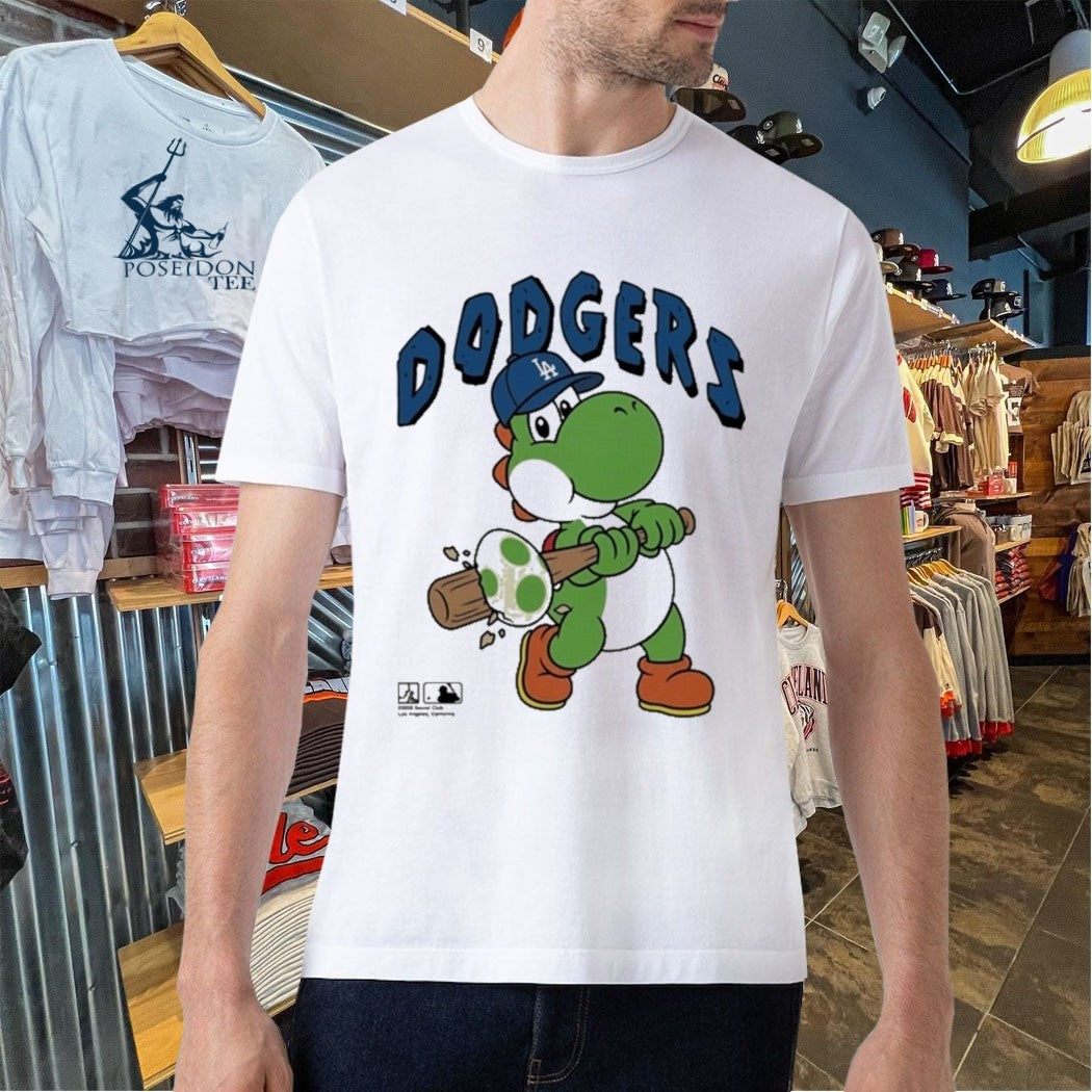 La Dodgers Yoshi Baseball Egg T-shirt