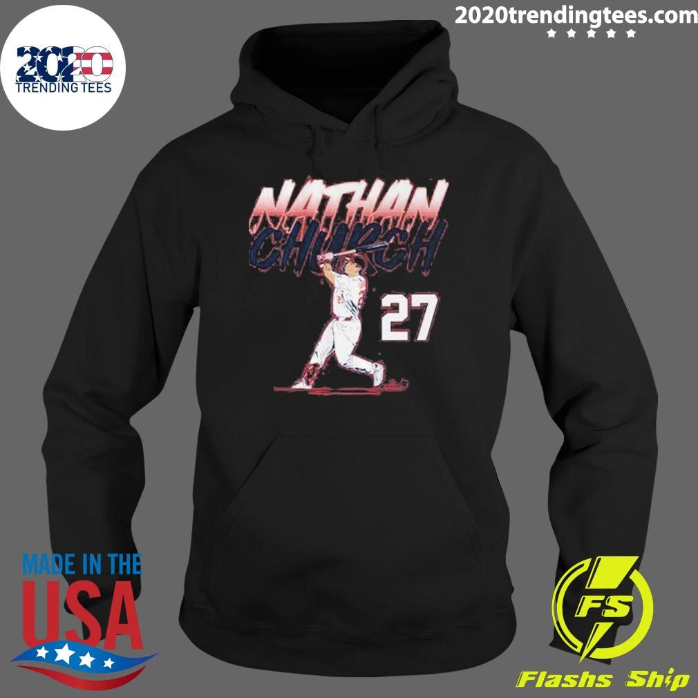 Nathan Church 27 Slugger Swing Number Shirt