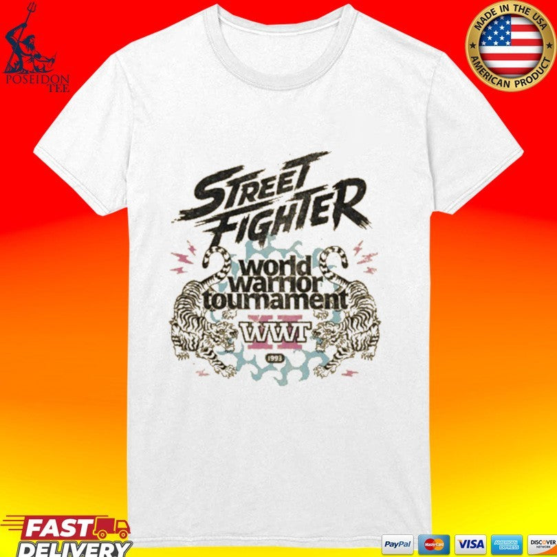 Legendary Street Fighter World Warrior Tournament Wet T-shirt