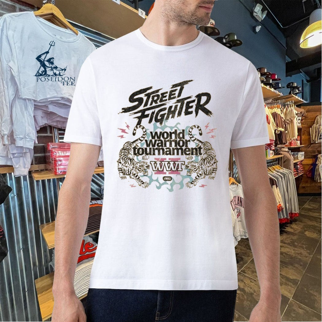 Legendary Street Fighter World Warrior Tournament Wet T-shirt