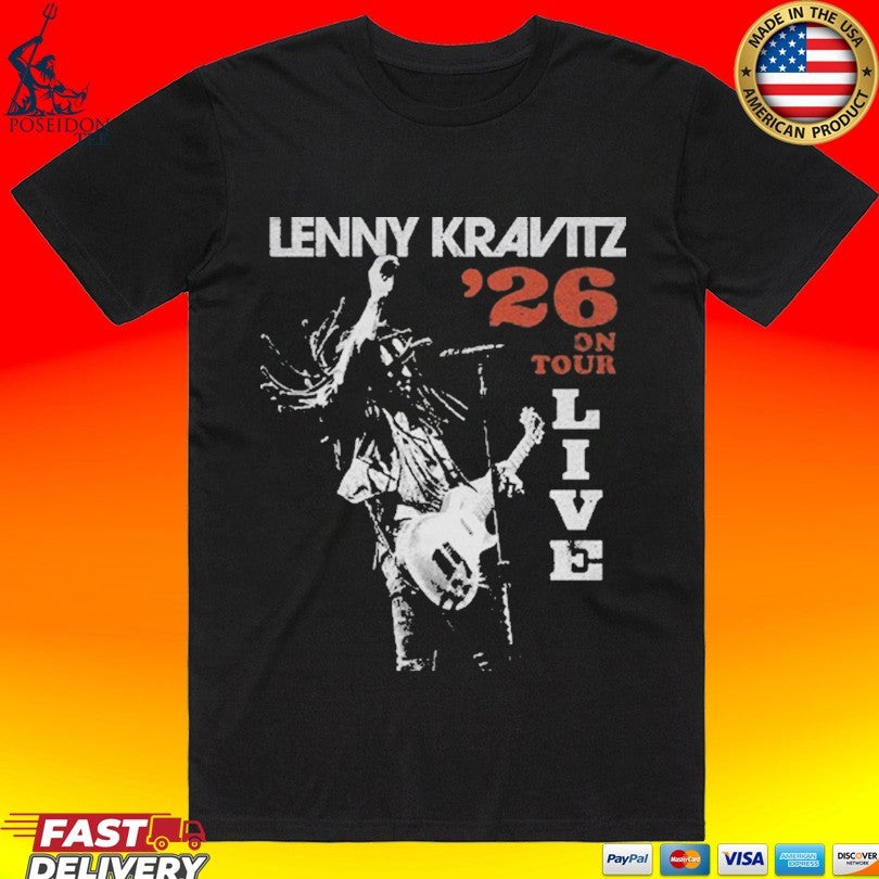 Lenny Kravitz ’26 On Tour Live T-shirt