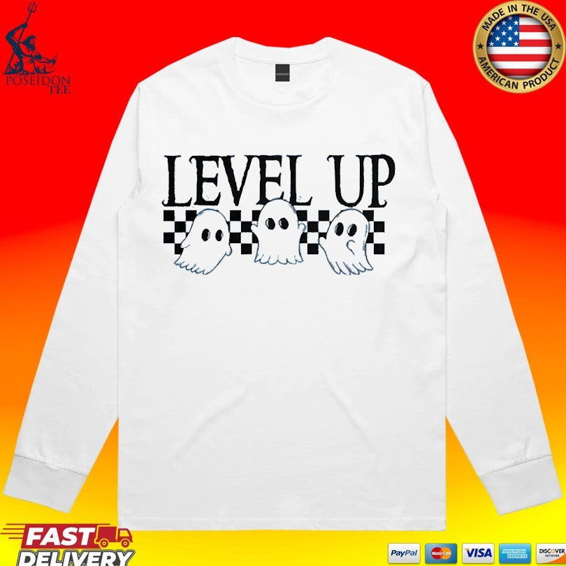 Level Up Ghost T-shirt