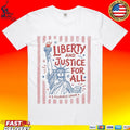Liberty And Justice For All E Pluribus Unum T-shirt