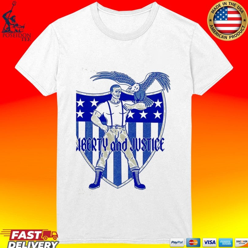 Liberty And Justice The Eagle And The Shield T-shirt