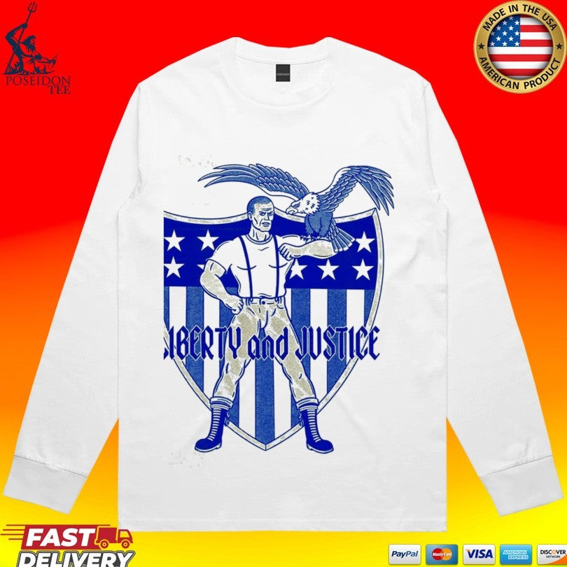 Liberty And Justice The Eagle And The Shield T-shirt
