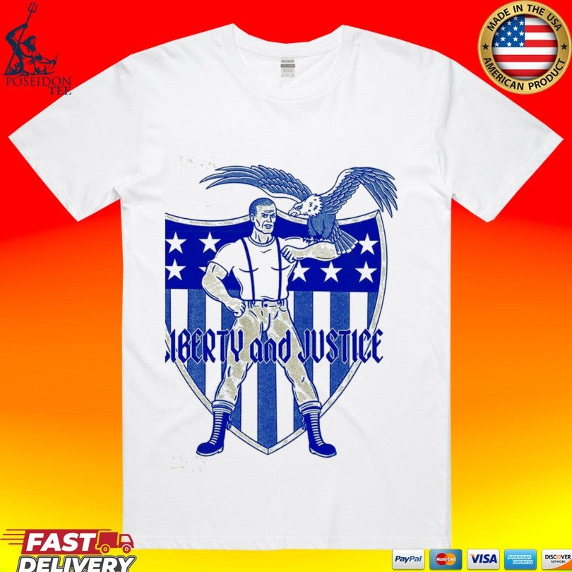 Liberty And Justice The Eagle And The Shield T-shirt