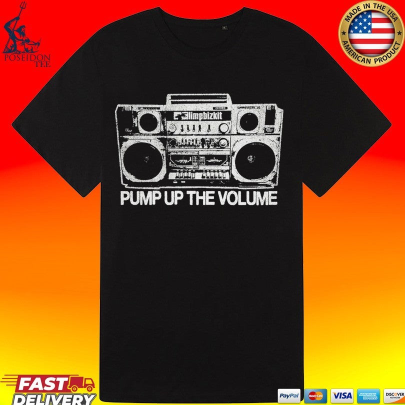 Limp Bizkit Boombox Pump Up The Volume T-shirt