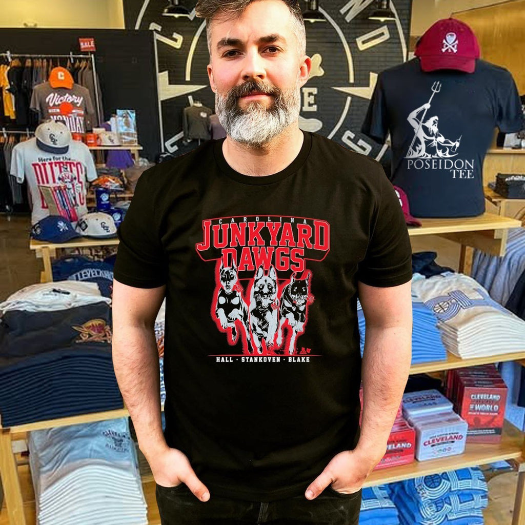Logan Stankoven, Taylor Hall, & Jackson Blake Junkyard Dawgs T-shirt