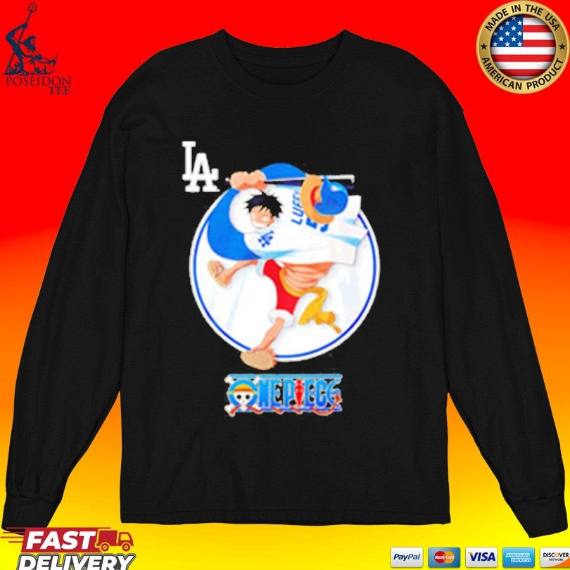 Los Angeles Dodgers Featuring Onepiece Illustration T-shirt